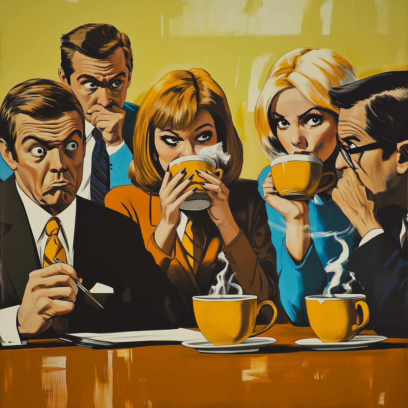 Die Marketing-Kampagne und das billige Bildmaterial