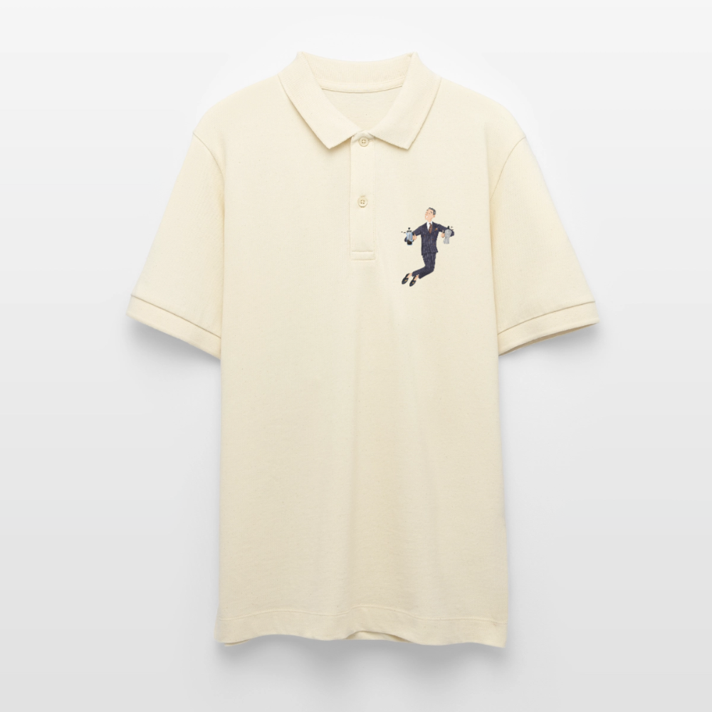 Black Hat Preppy Unisex Bio-Poloshirt - Natur