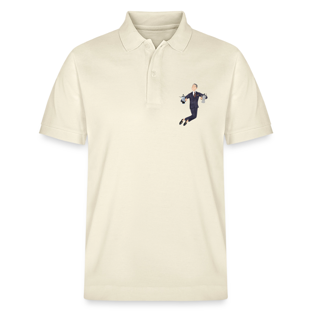 Black Hat Preppy Unisex Bio-Poloshirt - Natur