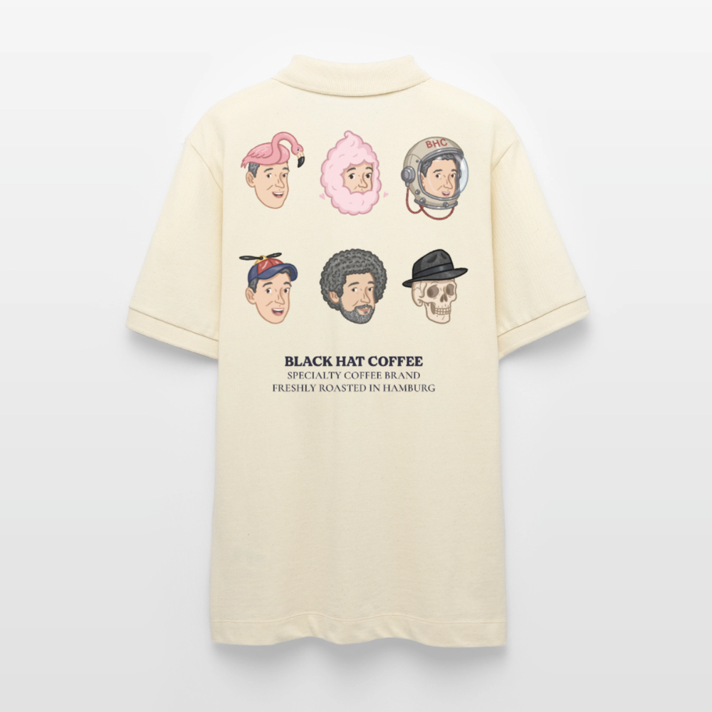 Many Faces Unisex Bio-Poloshirt - Natur