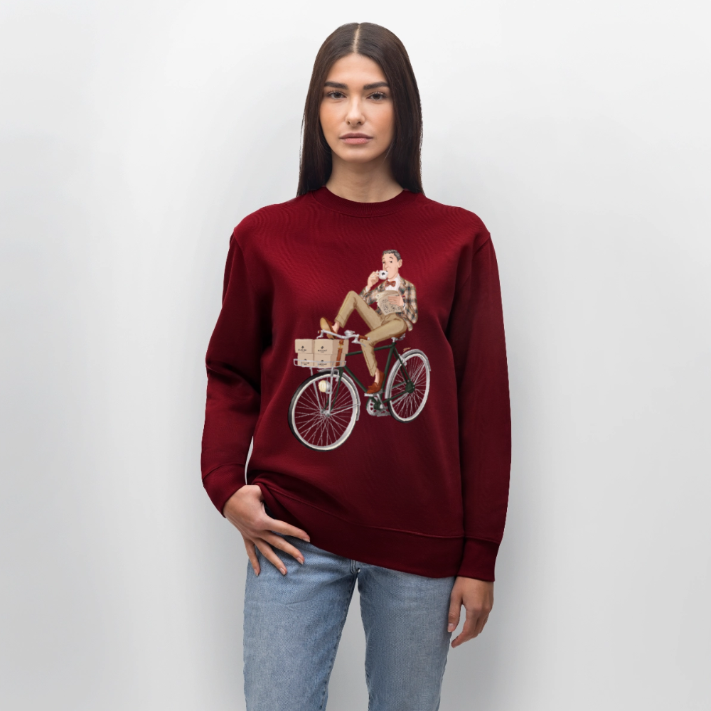 Cruiser Unisex Heavy Bio-Sweatshirt - Burgunderrot