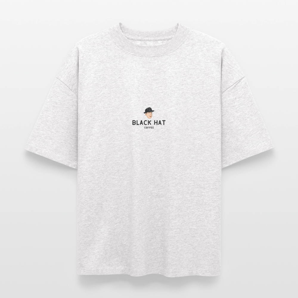 Many Faces Heavyweight Unisex Boxy T-Shirt - Kühles Grau meliert