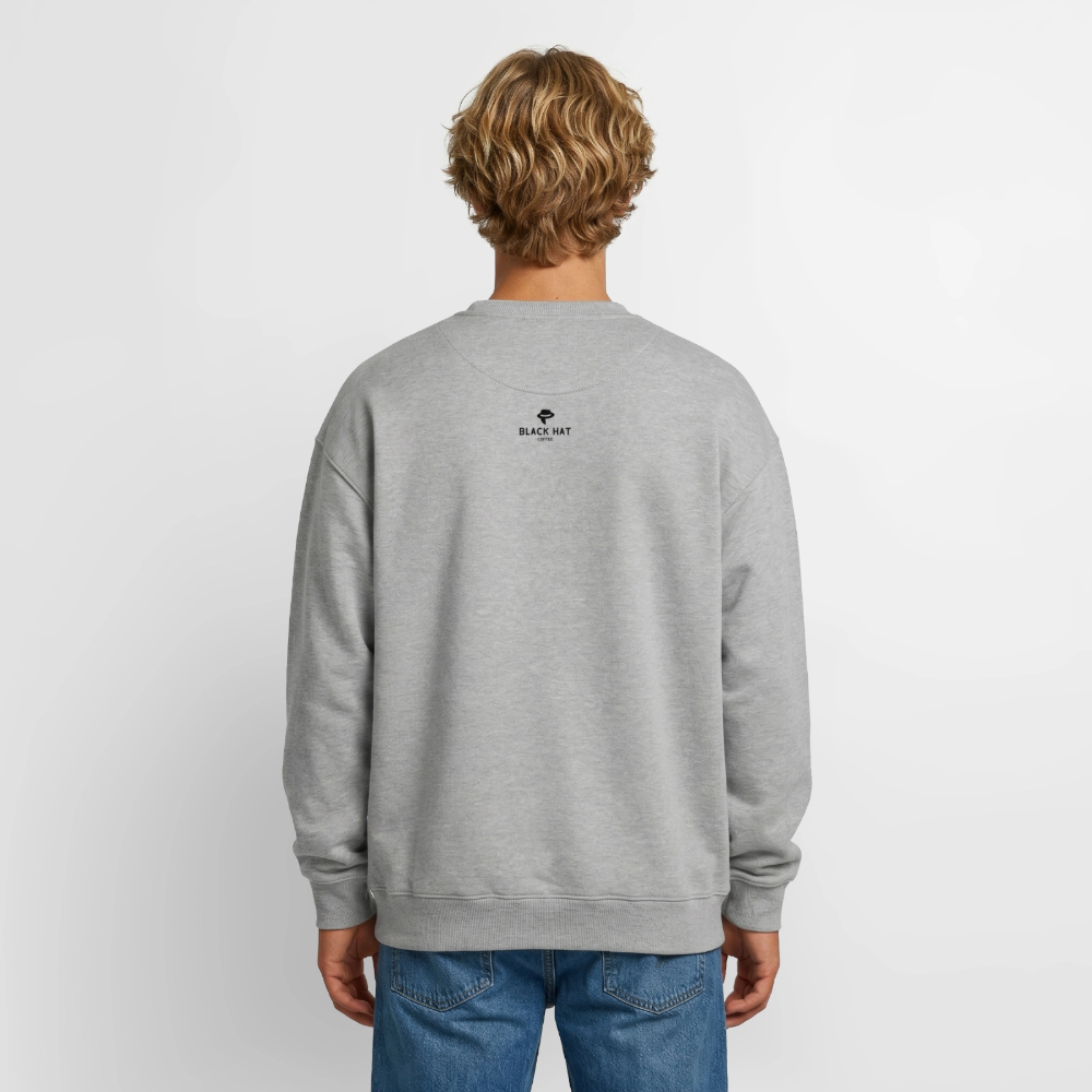 I Babka Oversized Heavyweight Unisex Sweatshirt - Grau meliert