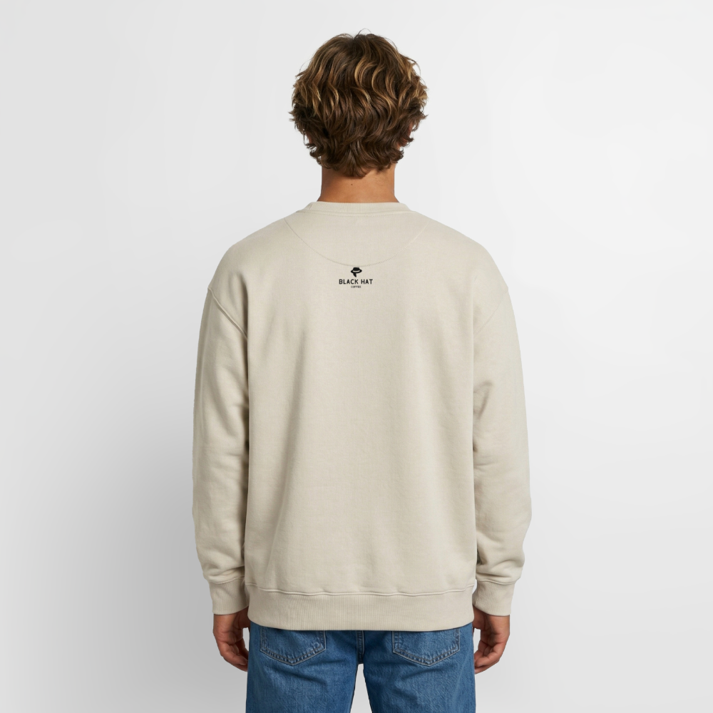 I Babka Oversized Heavyweight Unisex Sweatshirt - Beige