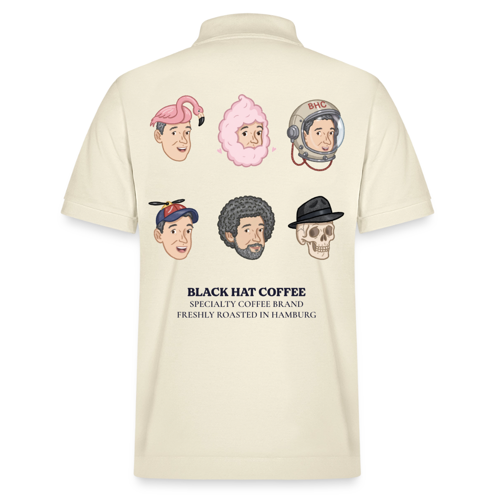Many Faces Unisex Bio-Poloshirt - Natur
