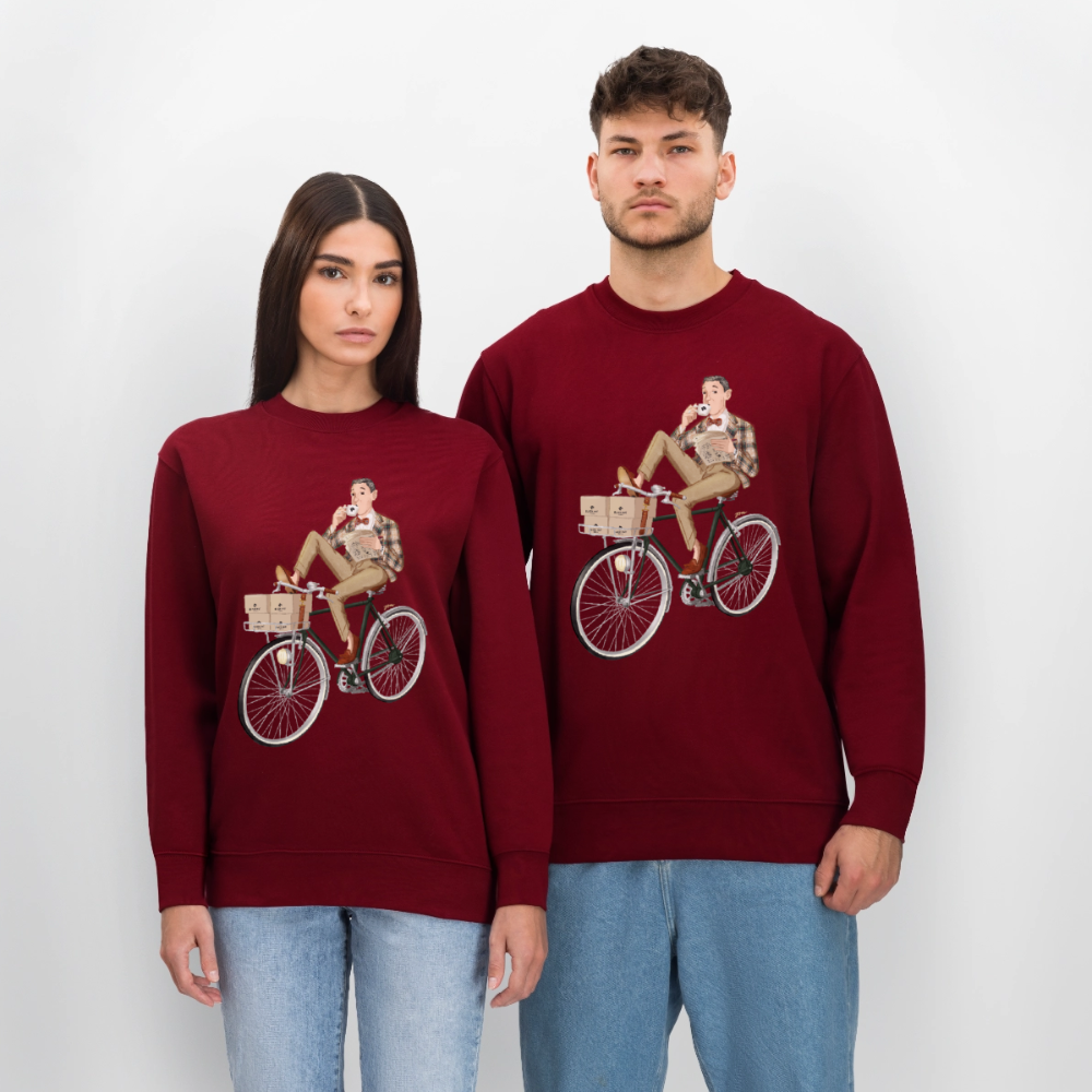 Cruiser Unisex Heavy Bio-Sweatshirt - Burgunderrot