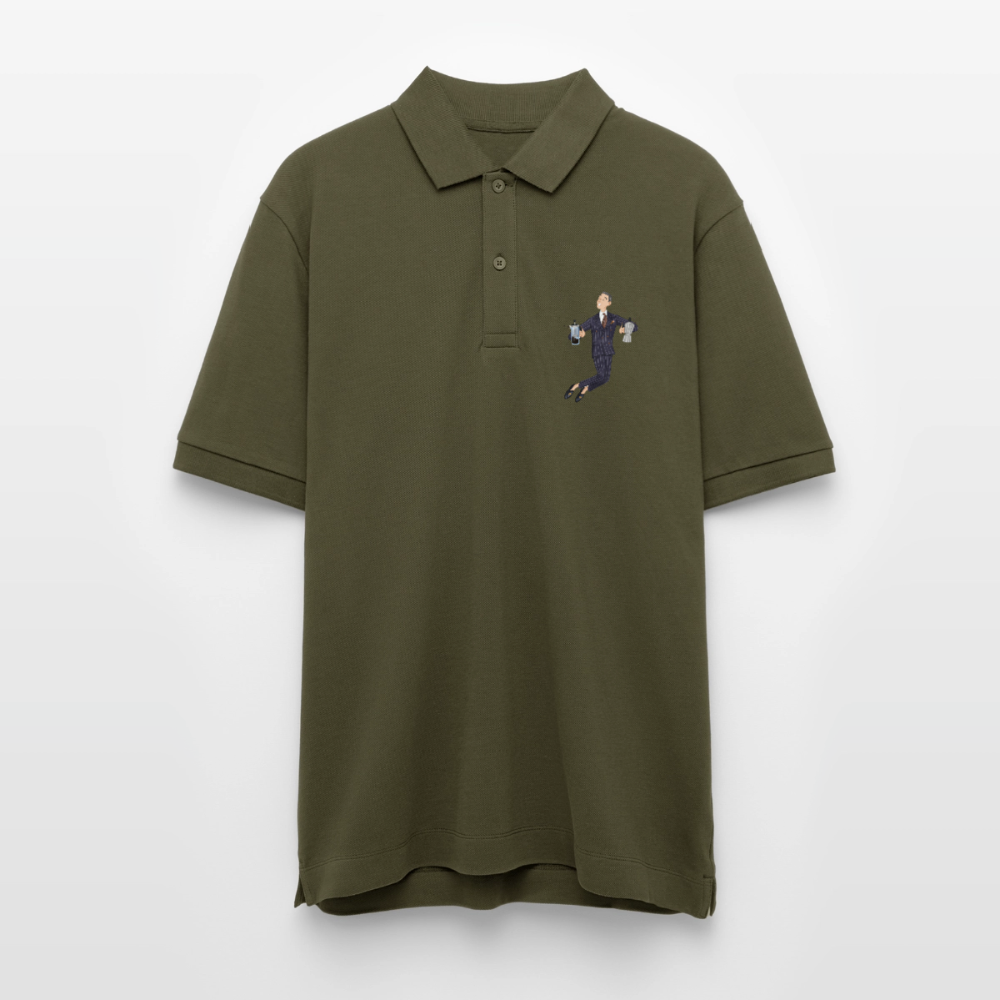 Black Hat Preppy Unisex Bio-Poloshirt - Khaki
