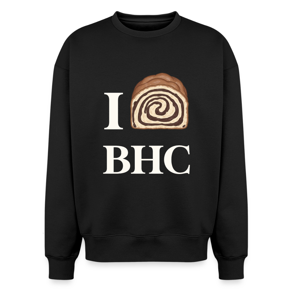 I Babka Oversized Heavyweight Unisex Sweatshirt - Schwarz