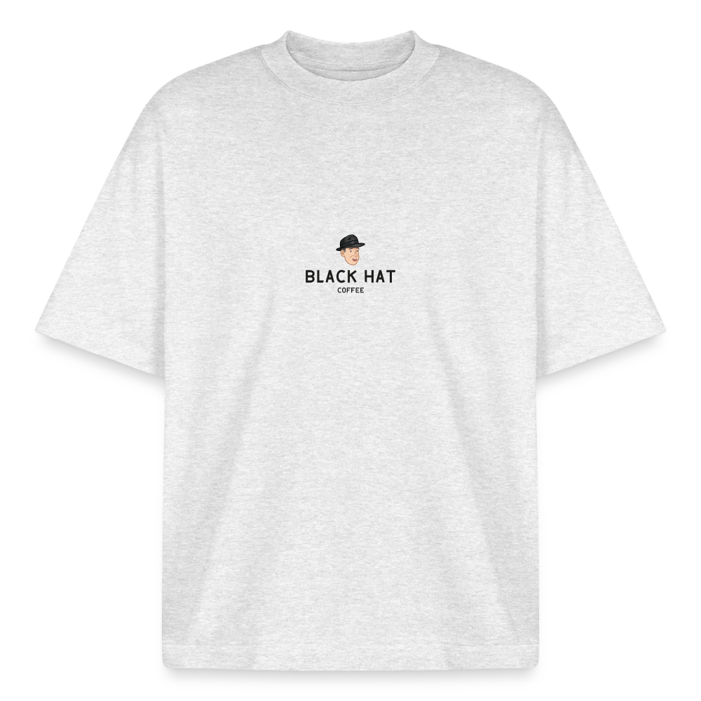 Many Faces Heavyweight Unisex Boxy T-Shirt - Kühles Grau meliert