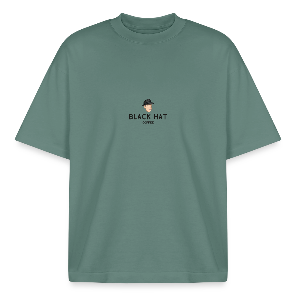 Many Faces Heavyweight Unisex Boxy T-Shirt - Grüner Bucht