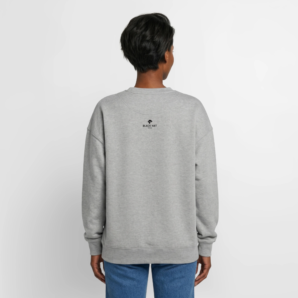 I Babka Oversized Heavyweight Unisex Sweatshirt - Grau meliert