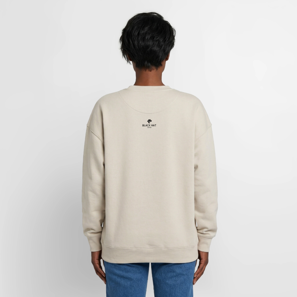 I Babka Oversized Heavyweight Unisex Sweatshirt - Beige