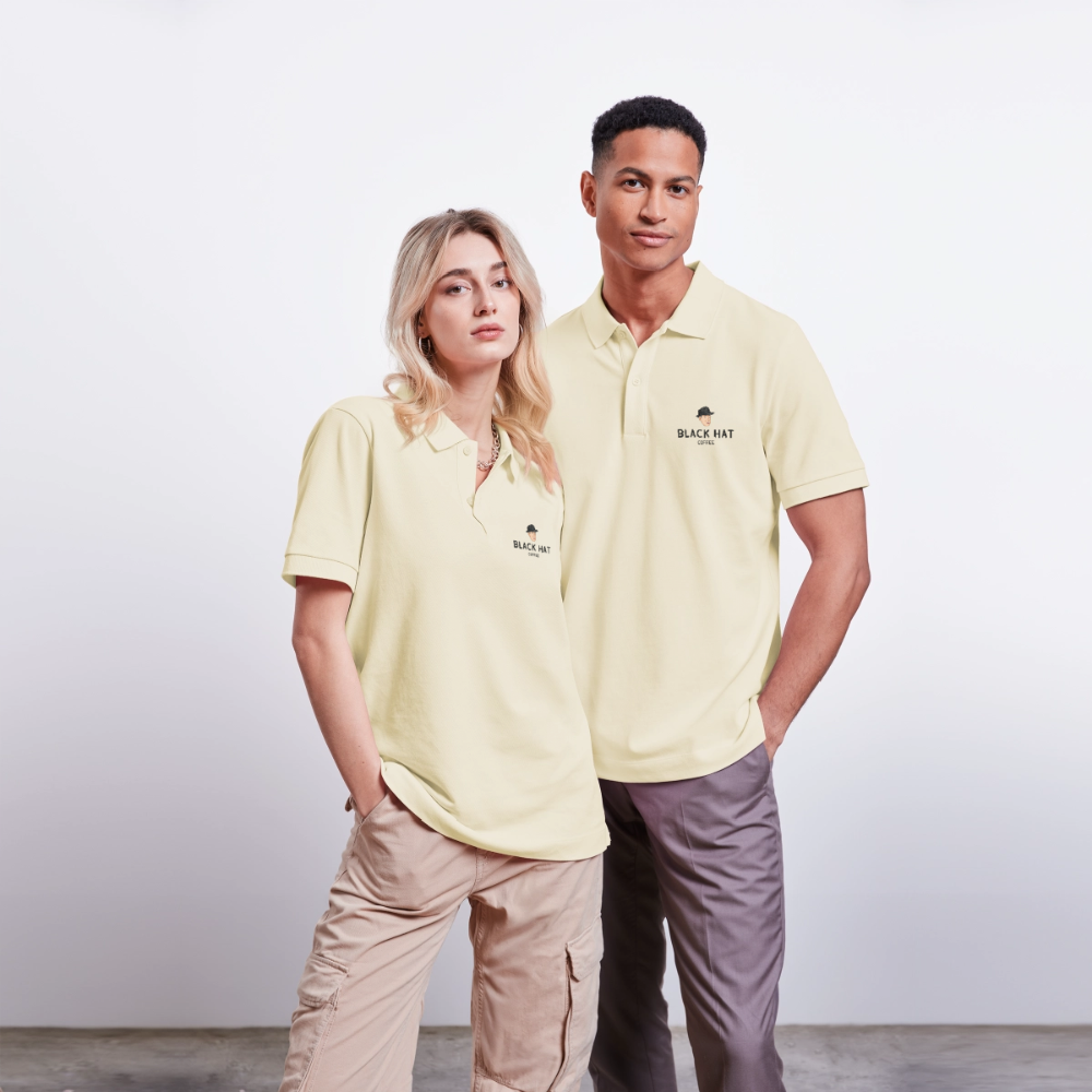 Many Faces Unisex Bio-Poloshirt - Natur