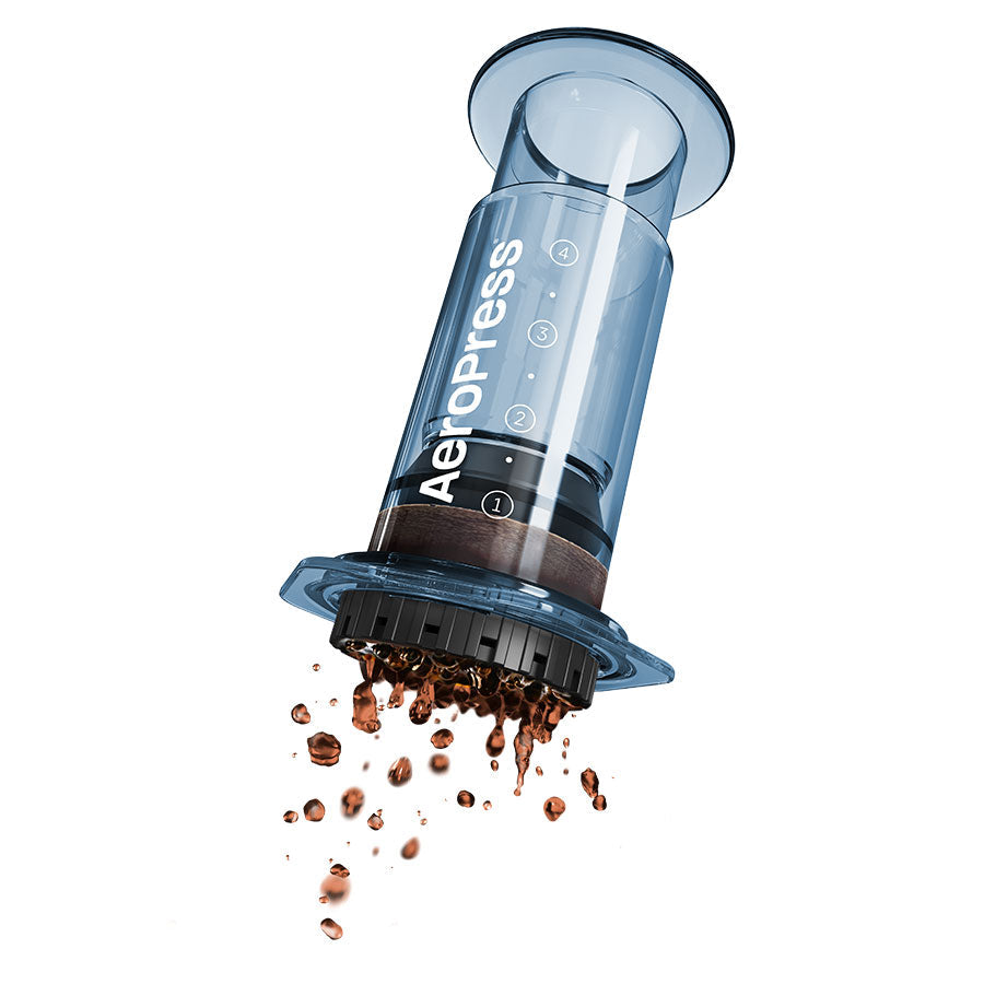 AeroPress Clear Kaffeebereiter Clear Blue