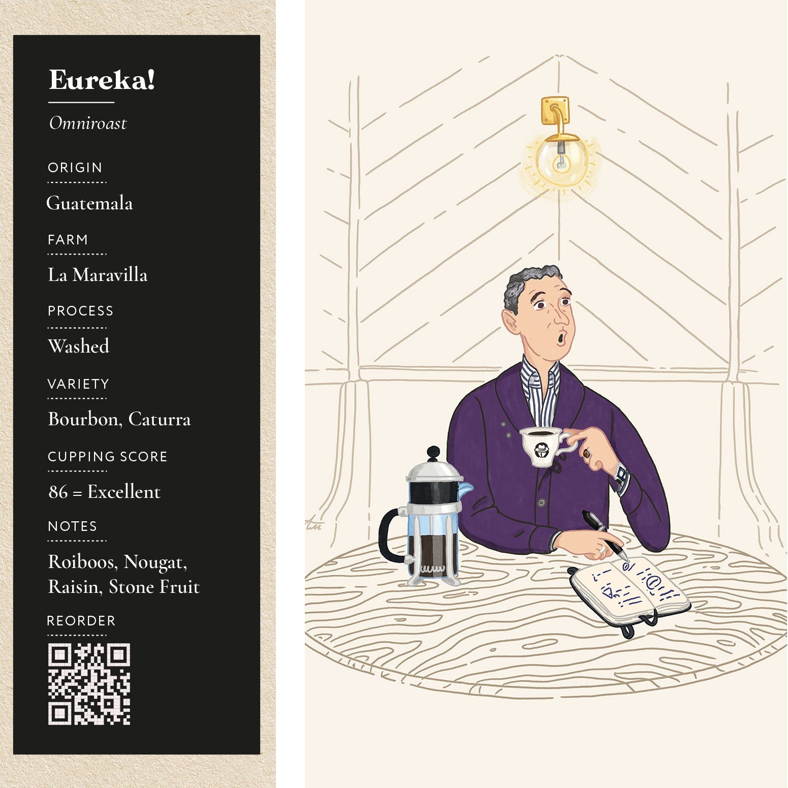 Eureka! Filter/Omniroast - Guatemala, Finca La Maravilla