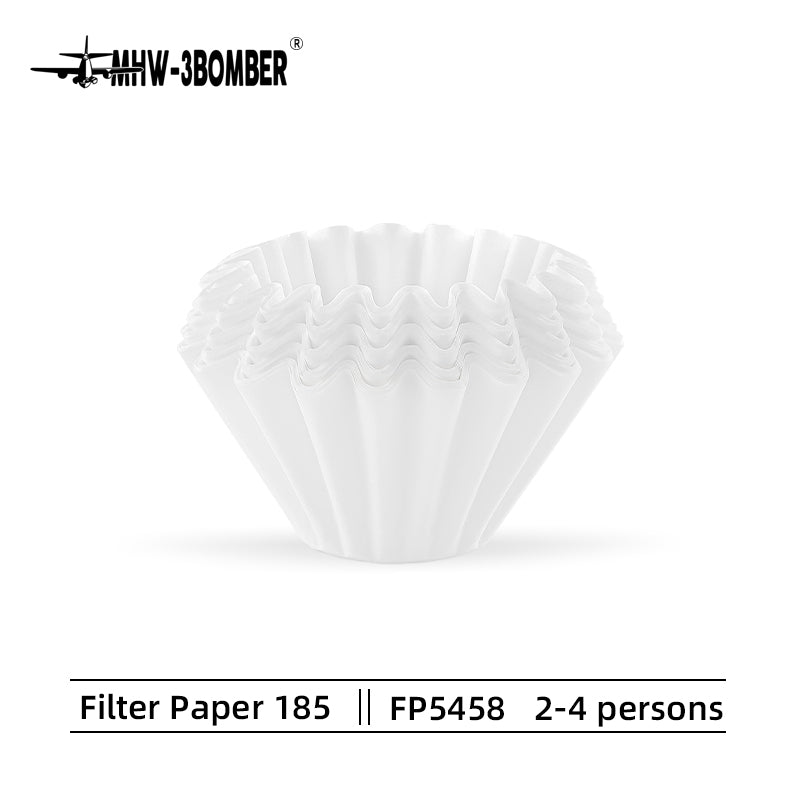MHW-3BOMBER Cake Paper Filter Filterpapier 185, 50 Stück