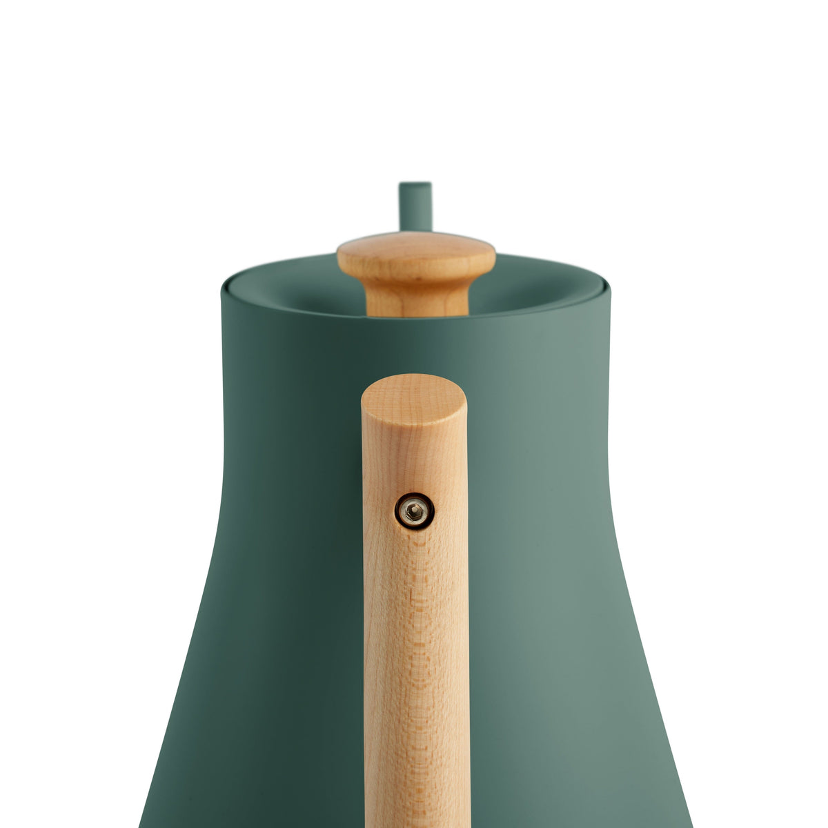 Fellow Stagg EKG Wasserkocher elektrisch, Smoke Green + Maple 0,9 l