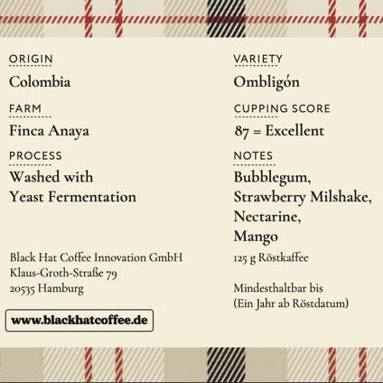 First Contact - Special Filter, Yeast Fermentation, Colombia