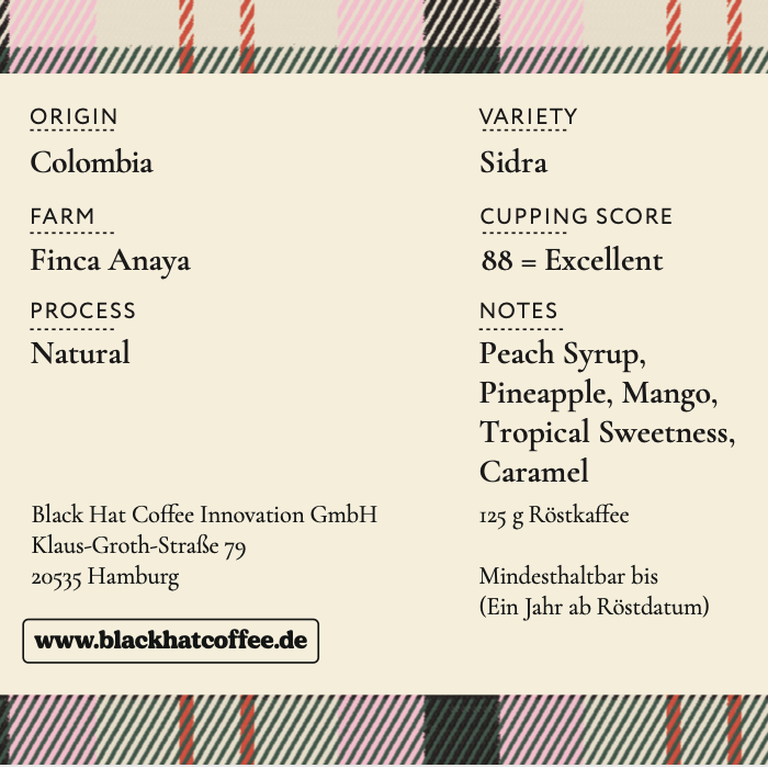 Space Disco Sidra - Special Filter, Natural, Colombia