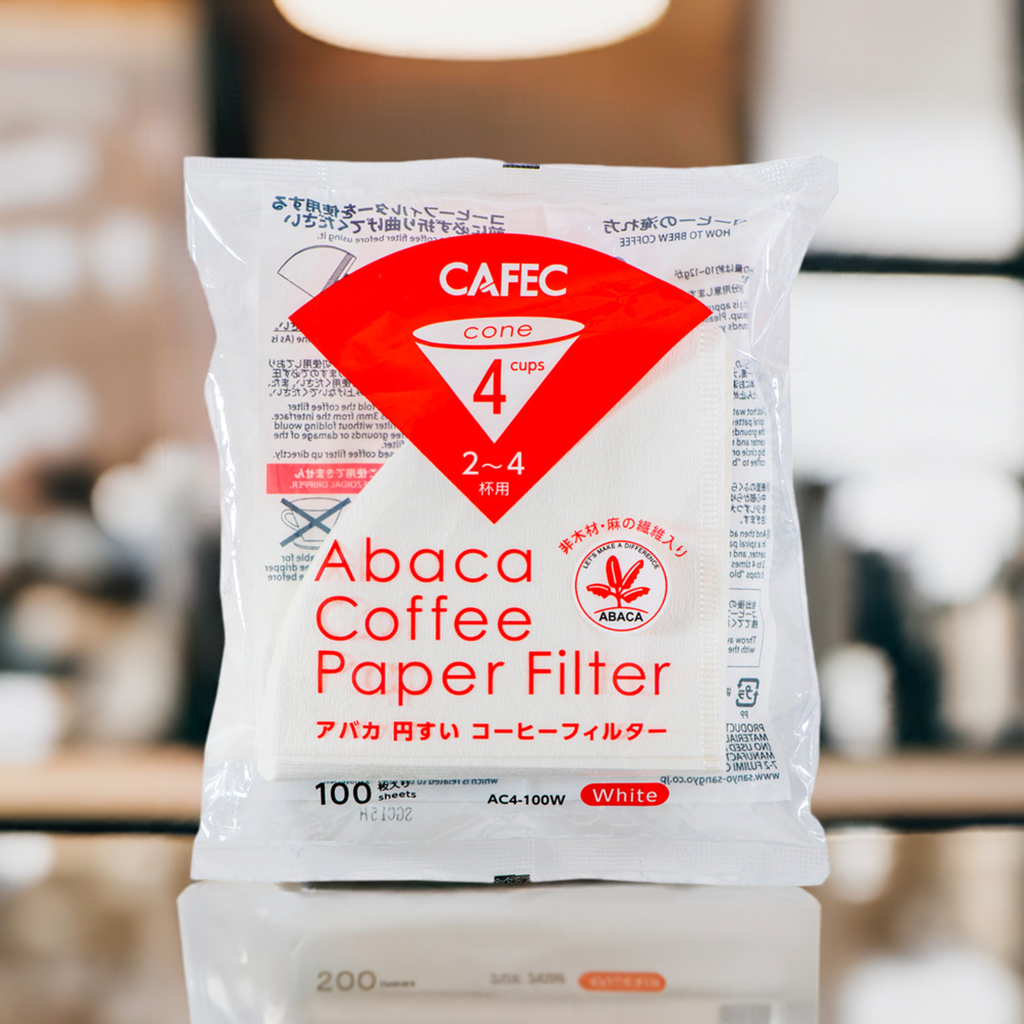 CAFEC Filterpapier Abaca Cup 4, 100 Stück - Made in Japan