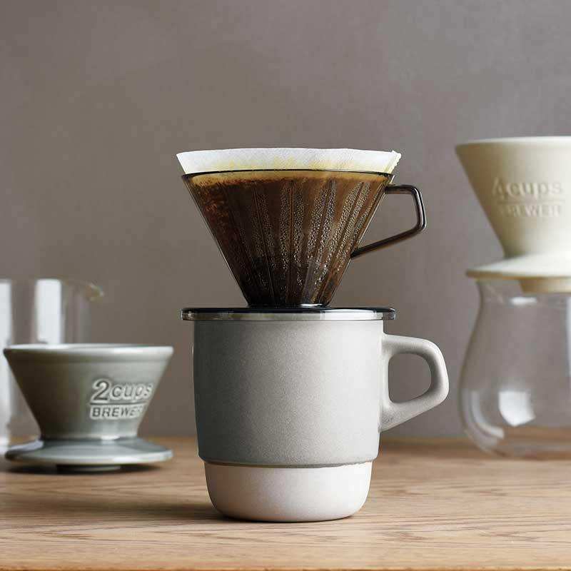 Kaffeezubereiter für 2 Tassen SCS-02-BR-PL von KINTO - Black Hat Coffee GmbH